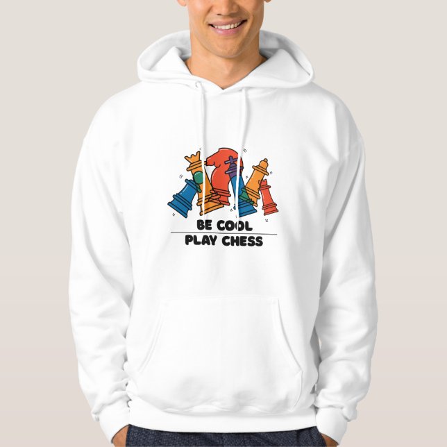 BE COOLA PLAY CHESS HOODIE (Framsida)