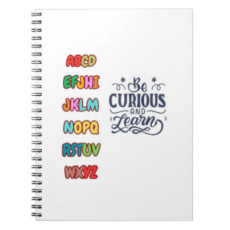 BE CURIOUS AND LEARN ANTECKNINGSBOK