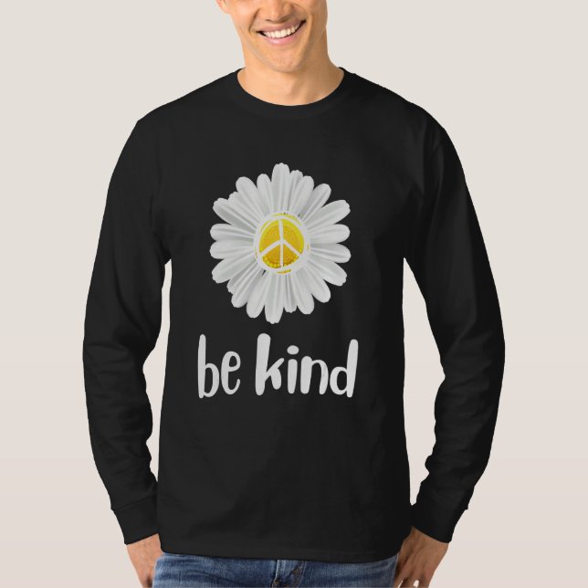 Be Daisy Fredstecken Lärare Kindness Anti Bul T Shirt (Framsida)