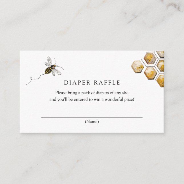 Be Diaper Raffle-kort Tilläggskort (Framsida)