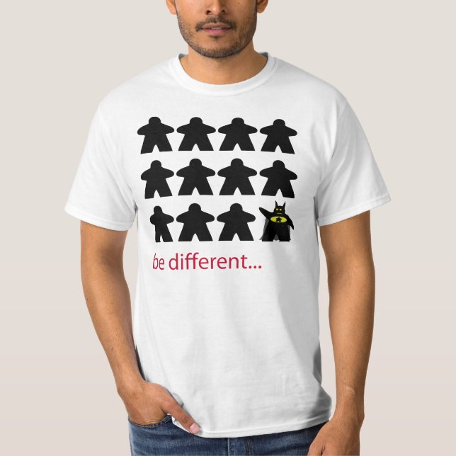 Be different - Batmeeple Tee Shirt (Framsida)