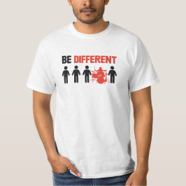 Be Different - Funny Drummer T Shirt