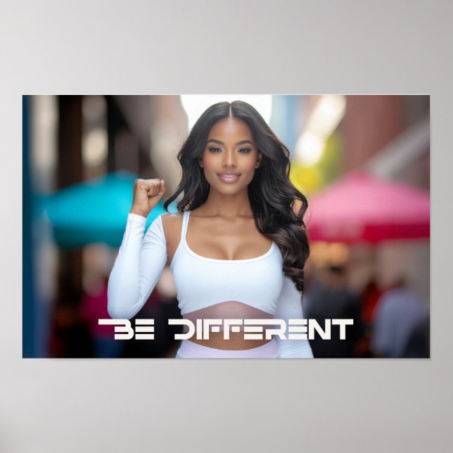BE DIFFERENT POSTER (Framsidan)