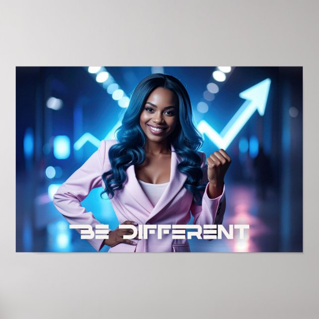 BE DIFFERENT POSTER (Framsidan)