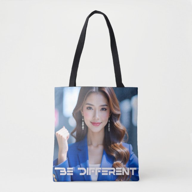 BE DIFFERENT - T-Shirt Tygkasse (Framsida)