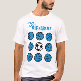 be different volley foot soccer volleyball ballon t shirt