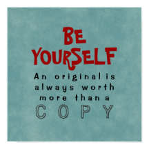 BE DIG - 12 x 12 Poster (arbetsytans alternativ)