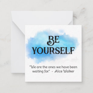 *~* BE DIG AP62 Alice Walker Flat Note Card Anteckningskort