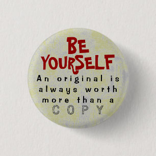 BE DIG - Button Truism #435 Knapp