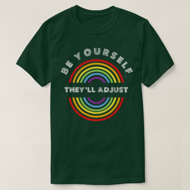 Be digDe justerar Pridet HBT-HBT-hbt-hbt T Shirt (Design framsida)