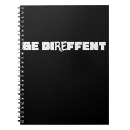 Be Direffent Anteckningsbok