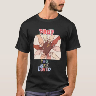 Be, Du Är Älskad Inspirerande Kristet T-Shirt För
