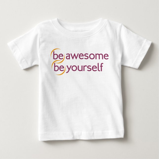 (be)fantastisk, (be)själv klänning t-shirt (Framsida)
