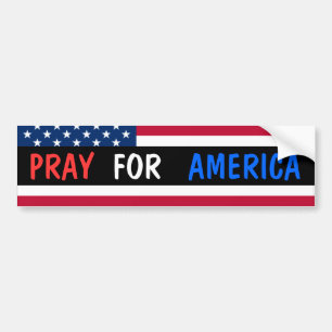 Be för Amerika Bildekal