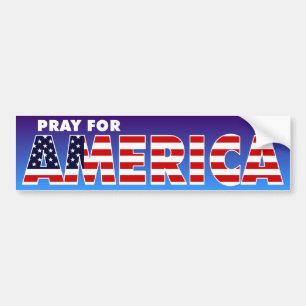 Be för Amerika Bildekal
