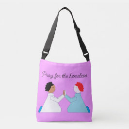 Be för de hemlösa:  Lavendel Axelväska