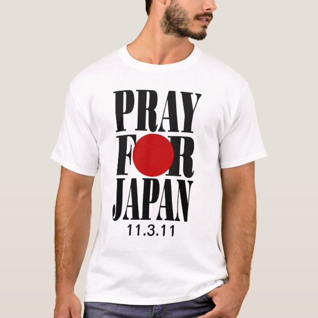 Be för den Japan T-tröja T-shirt (Framsida)