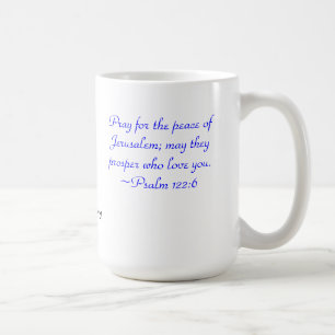 Be för den Jerusalem muggen Kaffemugg
