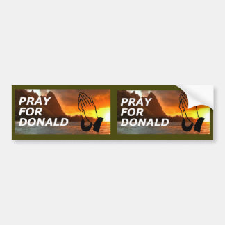 Be för Donald (trumf) Bildekal