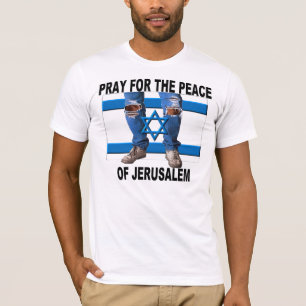 Be för freden av Jerusalem Tee Shirt