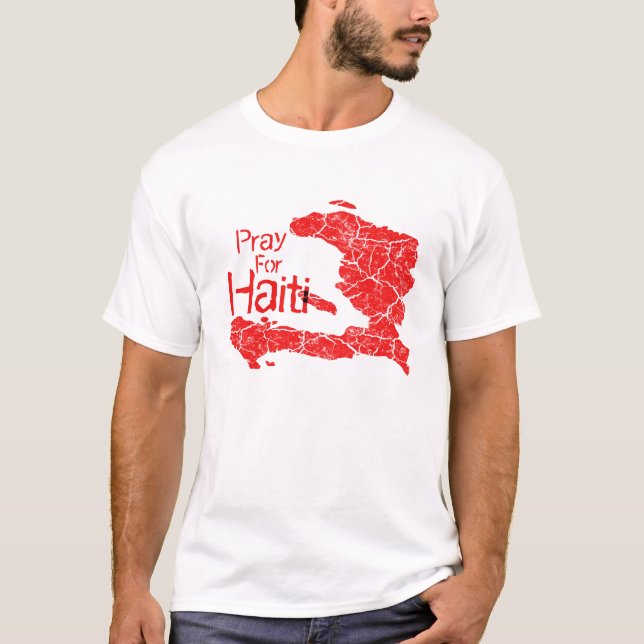 Be för Haiti T-shirt (Framsida)
