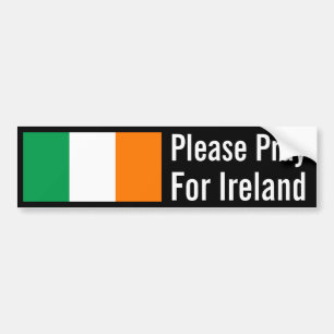 Be för Irland Bildekal