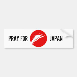 Be för Japan Bildekal