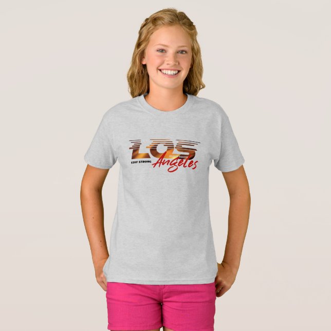 Be för Los Angeles | Barn T Shirt (Hel framsida)