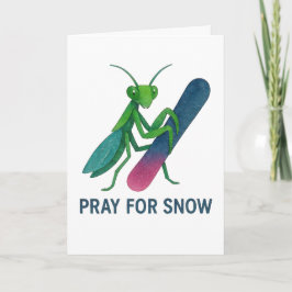 Be för snö snowboard bönsyrsa vinter kort