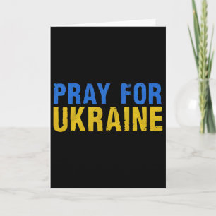 Be för Ukraina Jag Står Med Ukraina Tröja Ukrain Kort