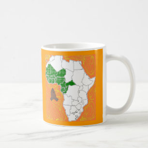 Be för västra afrika kaffemugg