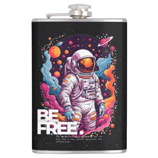 BE FRIA Astronaut-design Fickplunta (Framsidan)