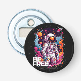 BE FRIA Astronaut-design Flasköppnare