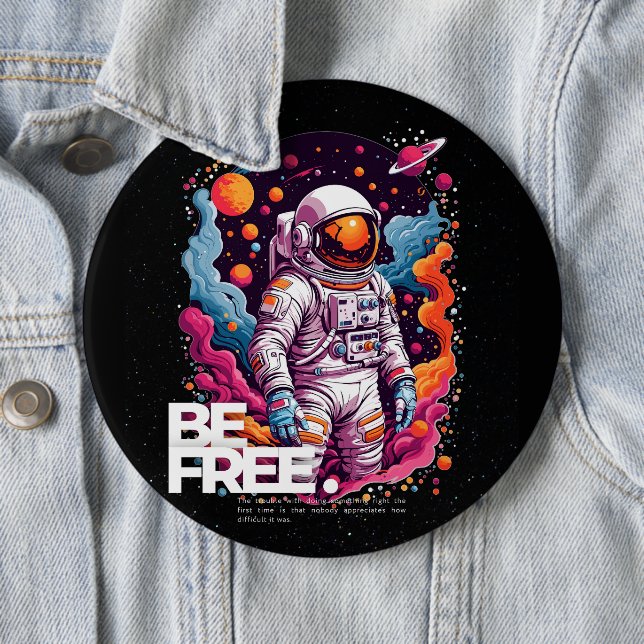BE FRIA Astronaut-design Knapp (In Situ)