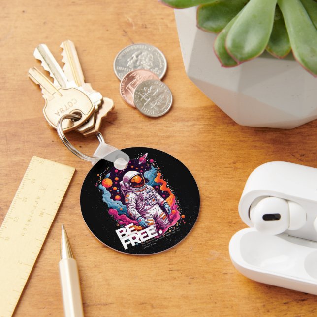 BE FRIA Astronaut-design Nyckelring (Skrivbord)