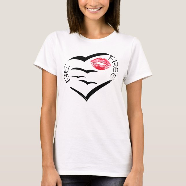 BE FRIE Women's Shirt T-shirt (Framsida)