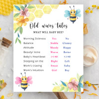 Be Gamle Wives Tales Gender Reveal Board