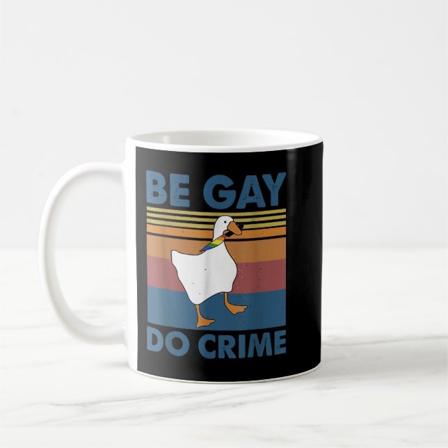 Be Gay Do Crime Kaffemugg (Vänster)