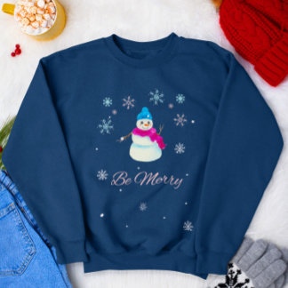 Be God jul Cute Snögubbe T Shirt