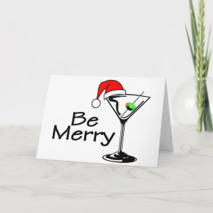 Be God jul Martini Helgkort