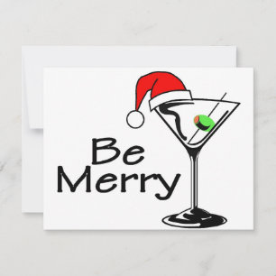 Be God jul Martini Julkort