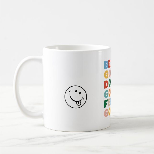 Be Good. Do Good. Feel Good. The Good Cycle Goodne Kaffemugg (Vänster)