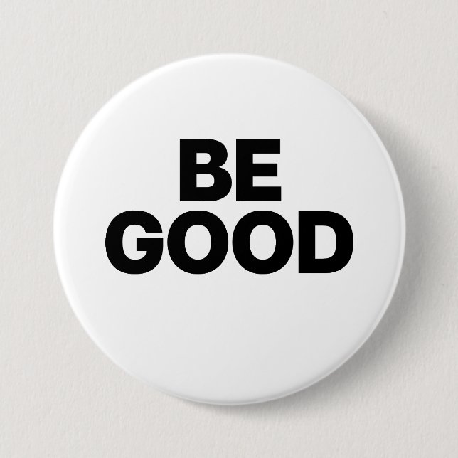 Be Good Knapp (Framsida)