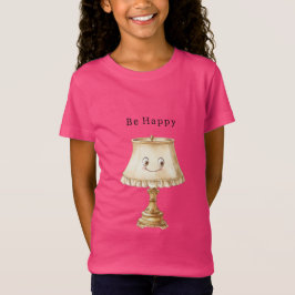 Be Happy Cute Smiling Lamp T Shirt