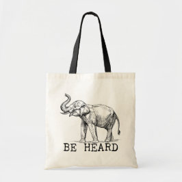 Be Heard Cute Elephant Tygkasse