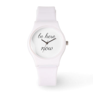 Be Here Now Watch – Minimalist Mindfulness Present Armbandsur
