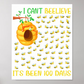 Be Hive Träd 100 dagars skollärarflicka Poster