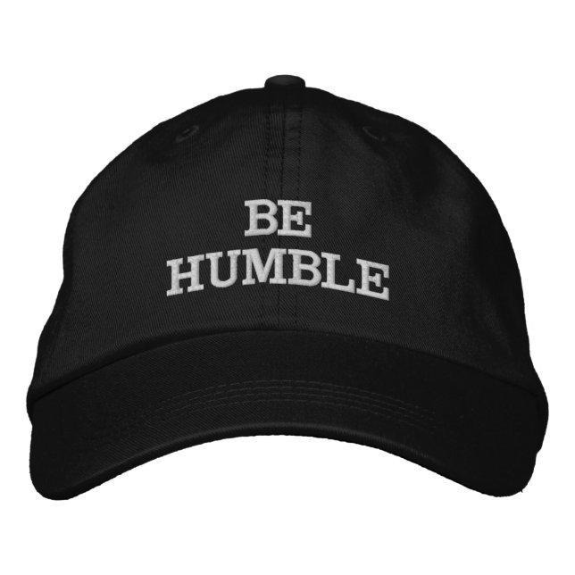 BE HUMBLE HAT BRODERAD KEPS (Framsida)
