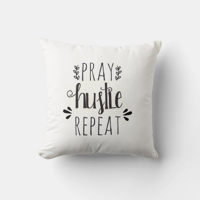 Be Hustlerepetition räcker märkt kudder Kudde (Framsida)