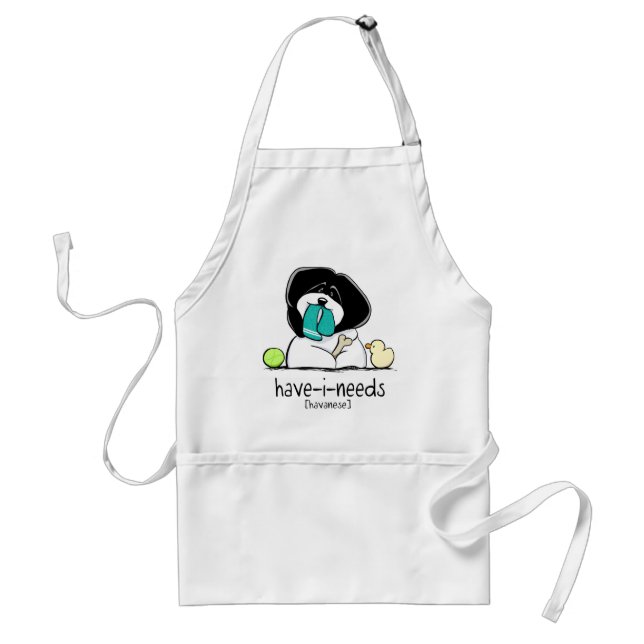 Be-i-Needs Havanese off-Leash Art™ Förkläde (Framsidan)